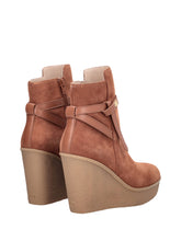 LIUJO CALZ. DRESS 2USCITA Stivaletti Rania 04 Liu Jo In Suede Con Zeppa - Beige Beige